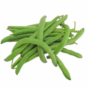 Manciata di fagiolini verdi freschi