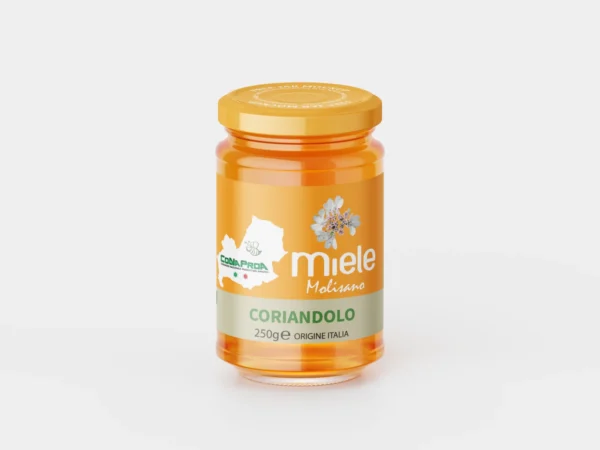 Vasetto di miele di coriandolo molisano CoNaProA da 250 g