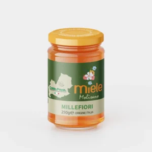 Vasetto di miele millefiori molisano CoNaProA da 250 g